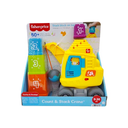 FISHER PRICE COUNT AND STACK CRANE HRP320