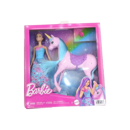 BARBIE GC DOLL + UNICORN HYT620
