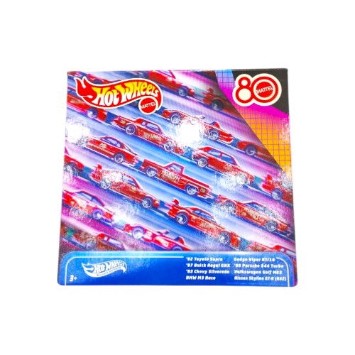 HOT WHEELS SLVR SRS MTTL 80TH ANV JGK090