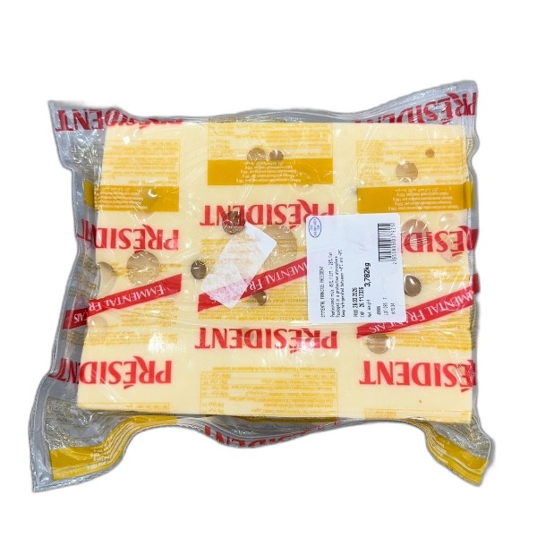 PRESIDENT EMMENTAL CHEESE 1KG.
