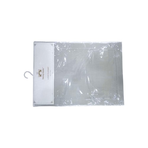 DANNYHOME PLACEMAT LIGHT GREY SET OF 2 35X50CM