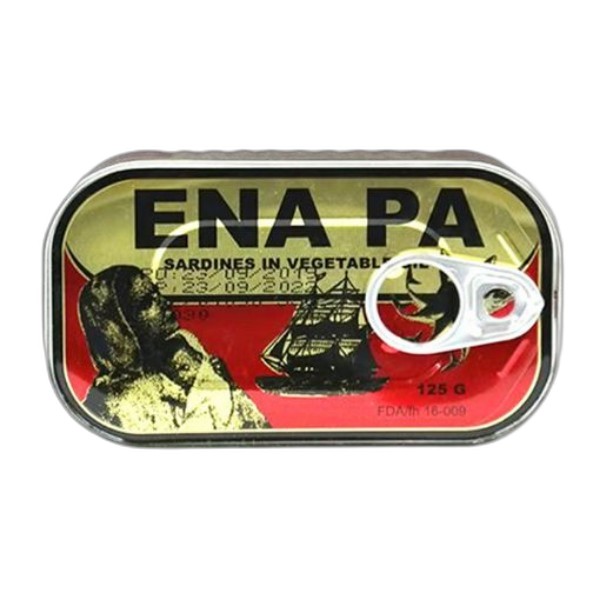 ENA PA SARDINES VEGETABLE OIL 125G