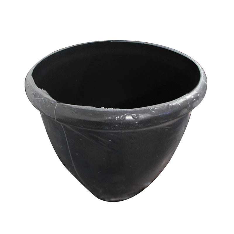 FLOWER POT 35CM BLACK SL815C.