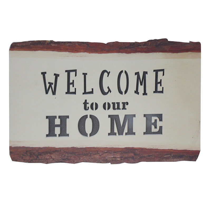 WOODEN FRAME GM9098C WELCOME TO OUR HOME 30X19CM