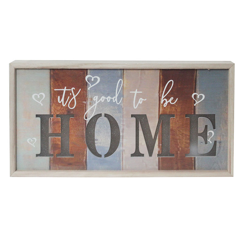 WOODEN FRAME GM9140 HOME DSN 41.5X21.5CM