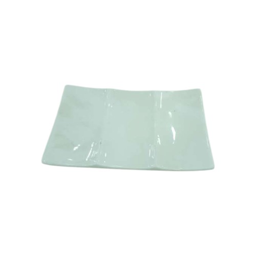 PLATE 14X9CM WHITE 6