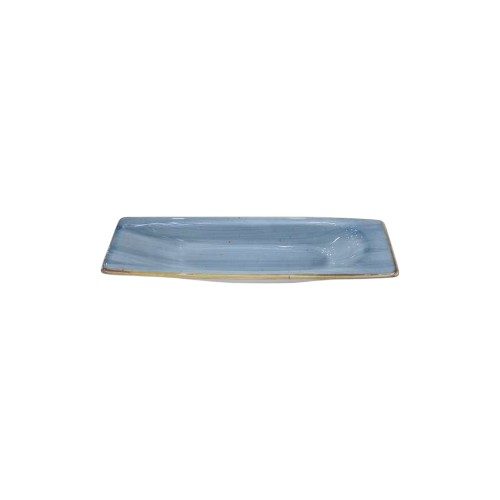 CERAMIC PLATE 26.5X8.5CM BLUE CZT05-84