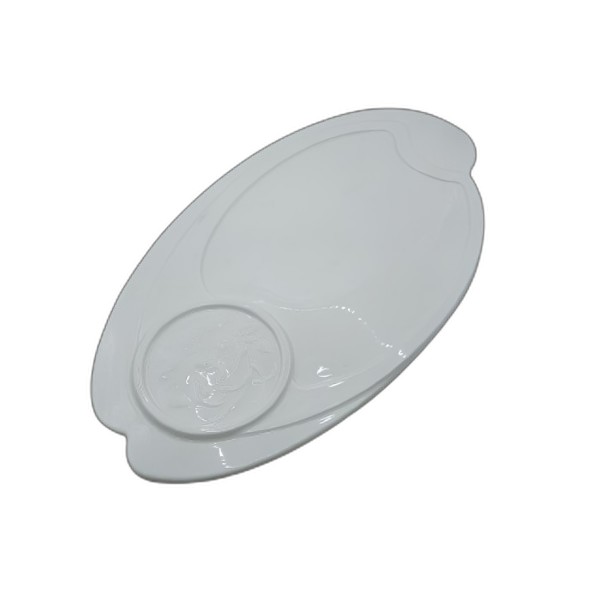 CERAMIC PLATE 45X25.5CM