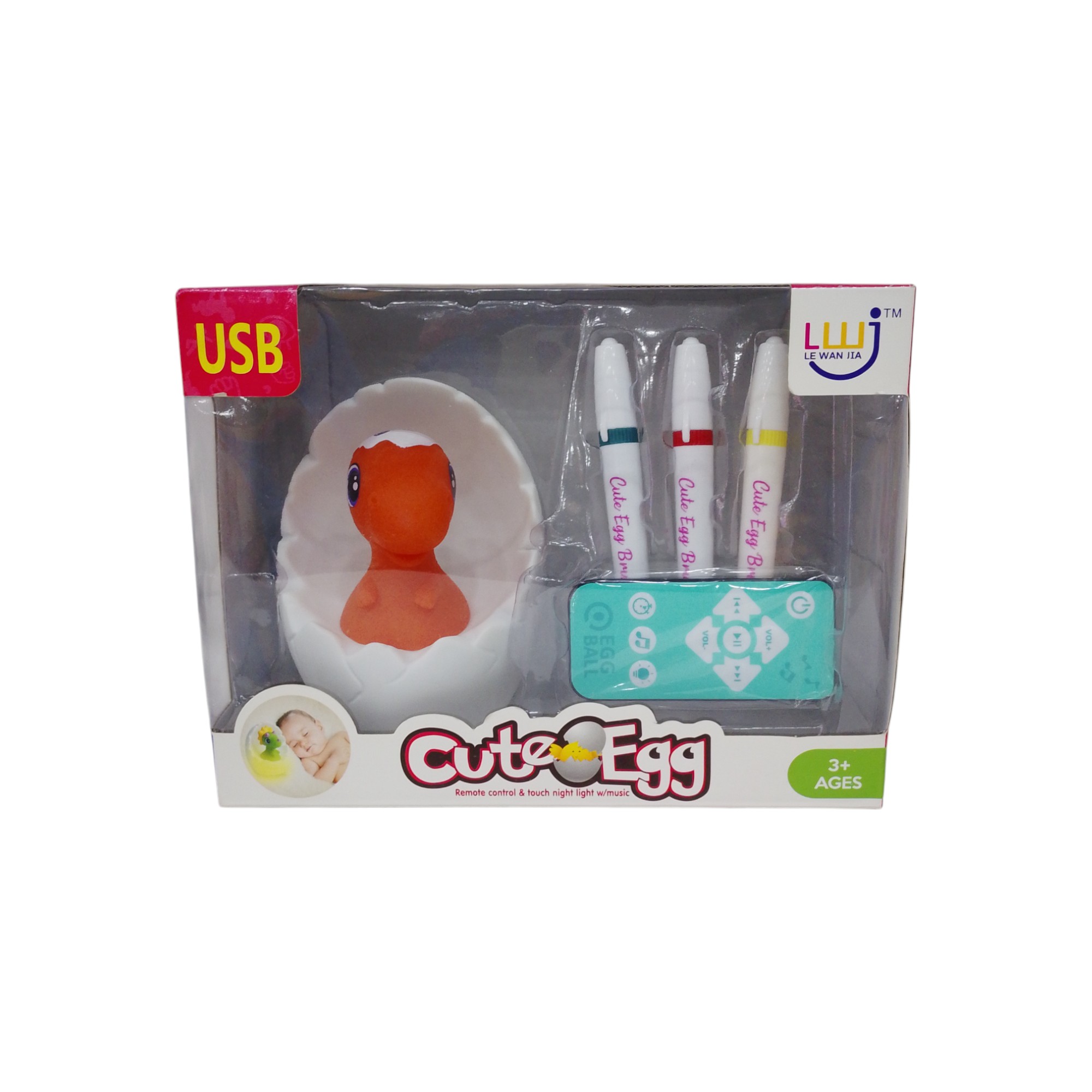 CUTE EGG MUSIC  LIGHT WITH R-C L206