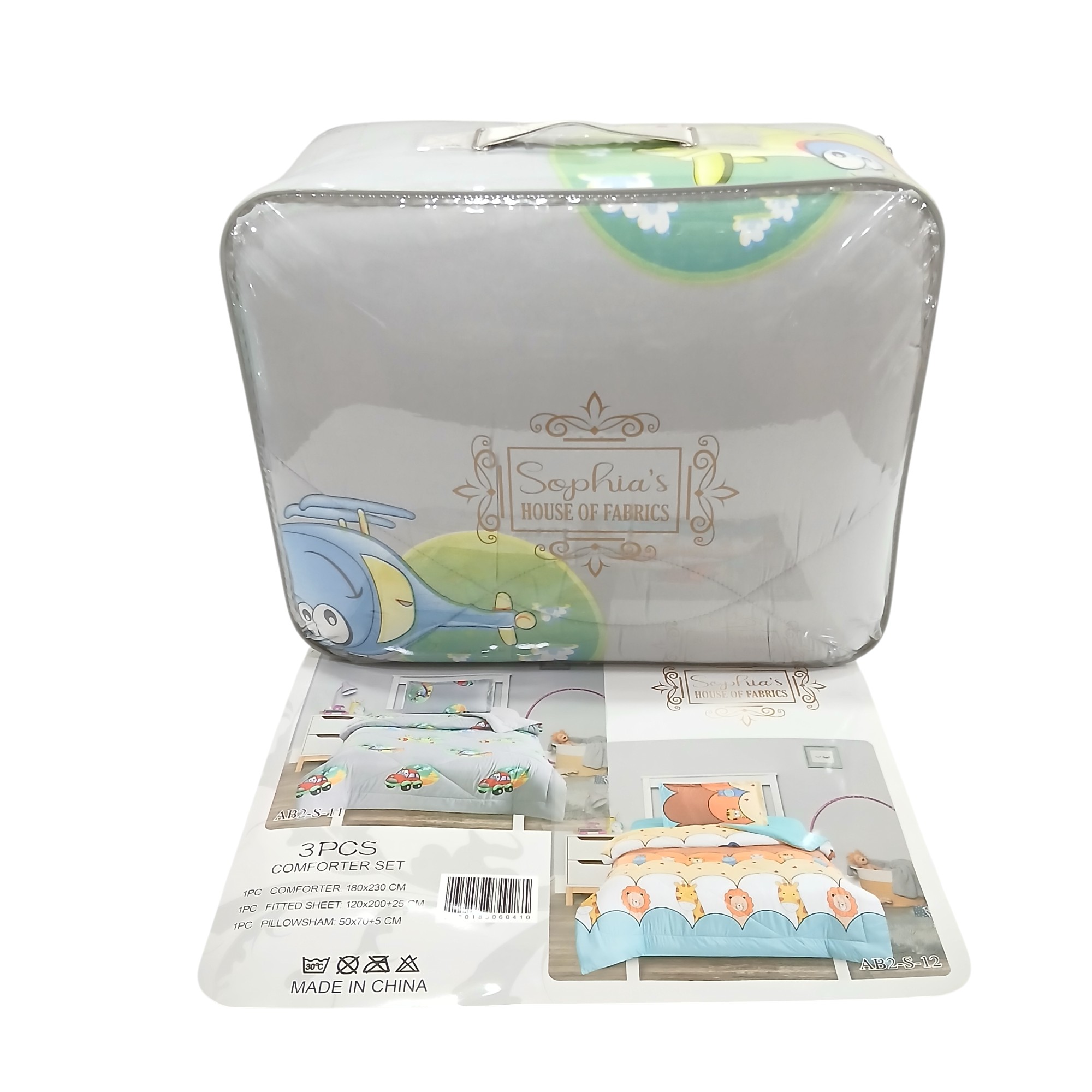 COMFORTER 3PCS 180X230CM AB2-S-11 SOPHIA