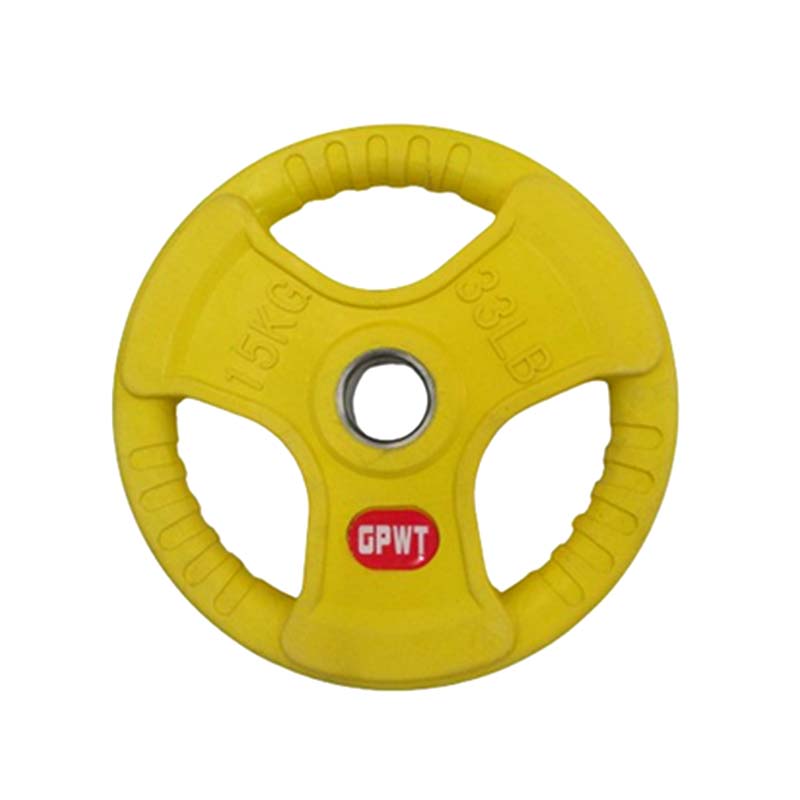 WEIGHT PLATE 15KG COLOR RUBBER COATED HJ-A506 HJ-A