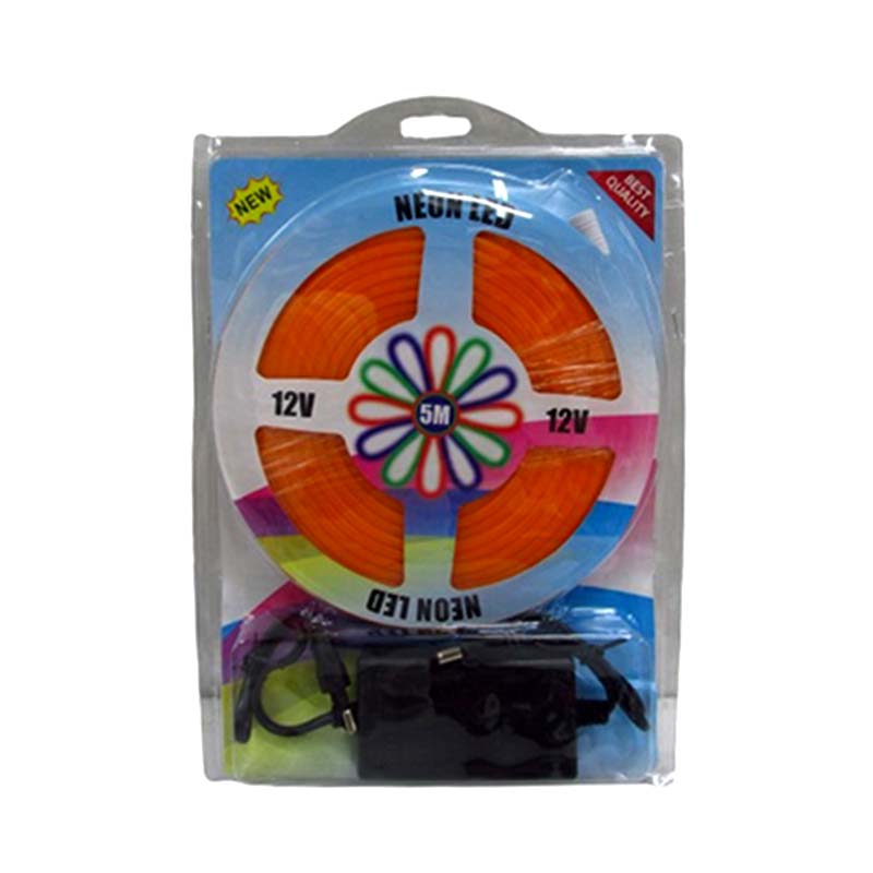 LED LIGHT 5M NEON ORANGE 12V 6261-7