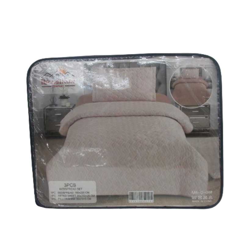 BEDSPREAD 3PCS 160X220CM M4-D-04 DREAM HOME