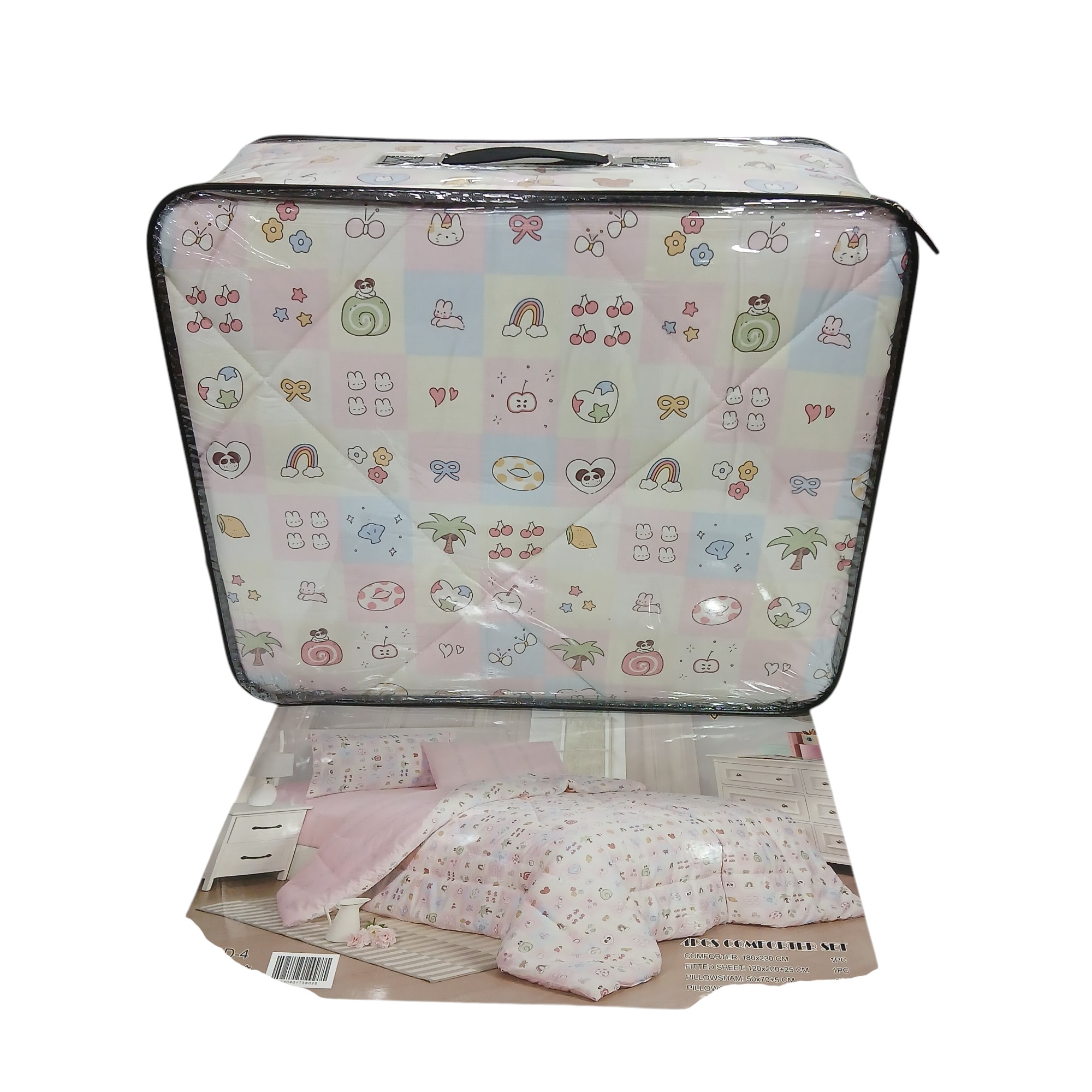SOPHIA COMFORTER 4PCS 180X230CM A1-D-04