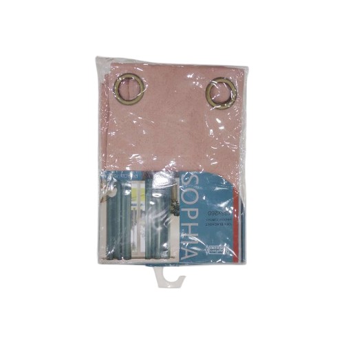 SOPHIA RM. CURTAIN 135X260CM PINK SO19