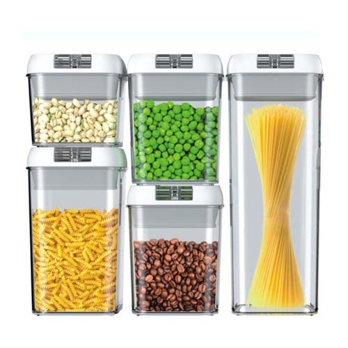 CONTAINERS 5PCS SET PLASTIC W6-8231