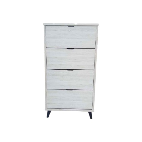 VS SHOE CABINET W 4 SHELVES LIGHT OAK VSR 40191-LM