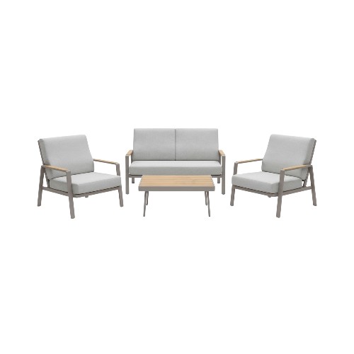 SOFA SET 5PCS CREAM A+B+C.