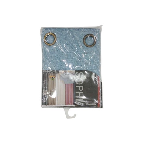 SOPHIA RM. CURTAIN 138X260CM SEA BLUE
