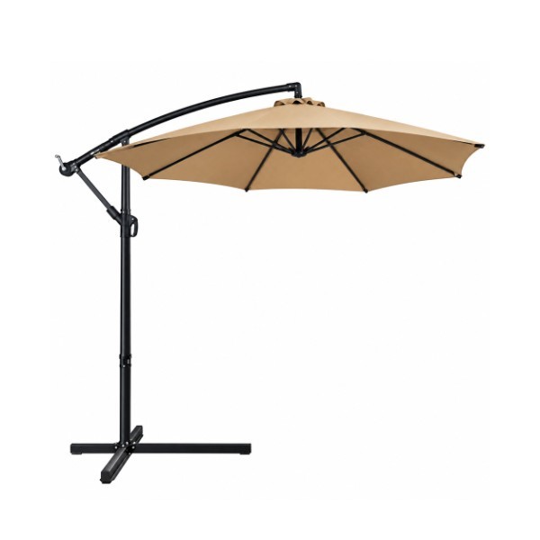 UMBRELLA W MABLE BASE A+B KAHKI