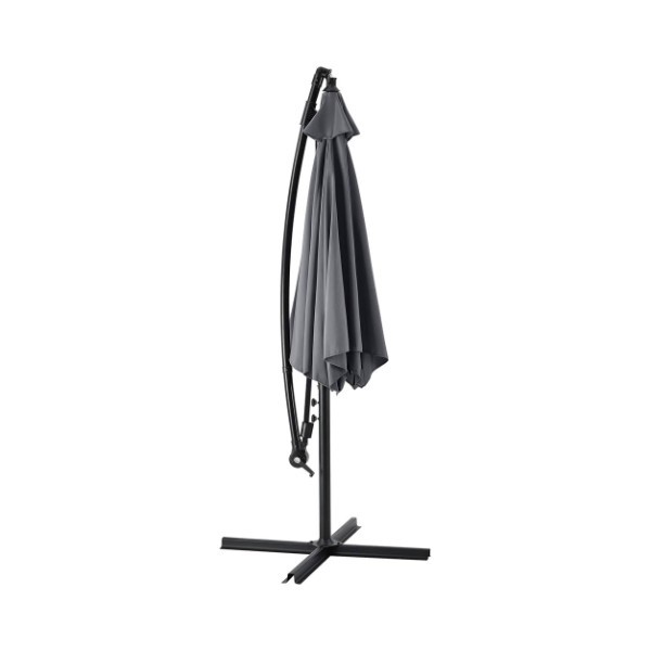 UMBRELLA W MABLE BASE A+B GREY