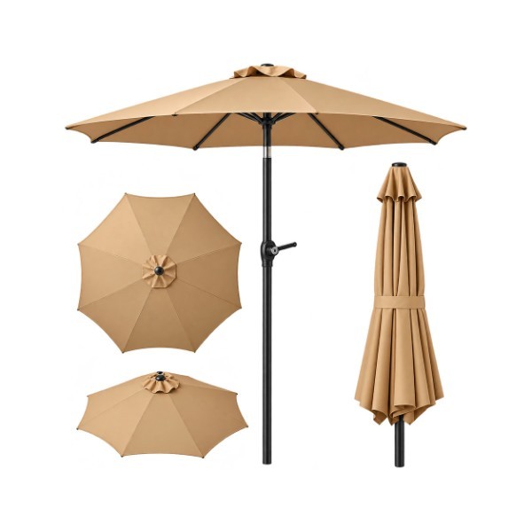 UMBRELLA W BASE A+B KAHKI UW-31