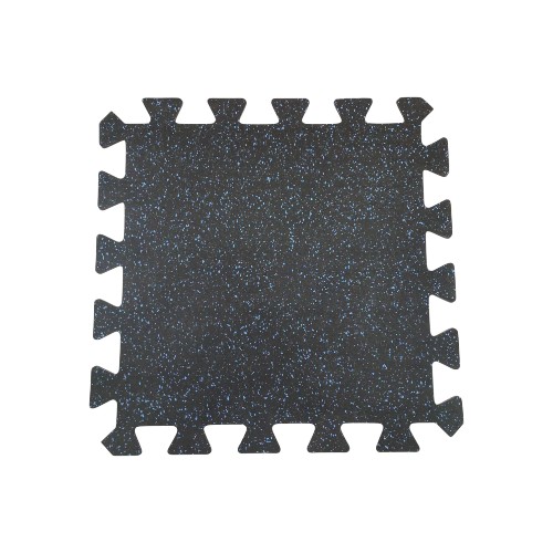 GYM MAT TILE PUZZLE 50X50CM BLACK-BLUE GT50010