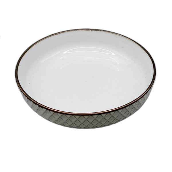 CERAMIC BOWL 22.5CM WHITE