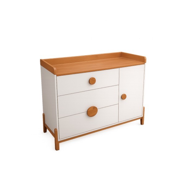 DRESSER A-B OFF WHITE-FREIJO-ECO WOOD TESS