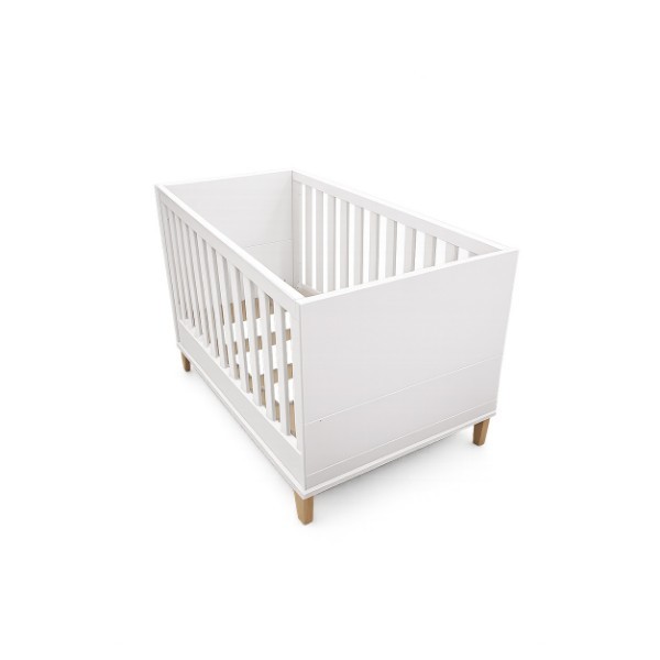 BABY BED A-B WHITE SOFT-ECO WOOD ZUPY