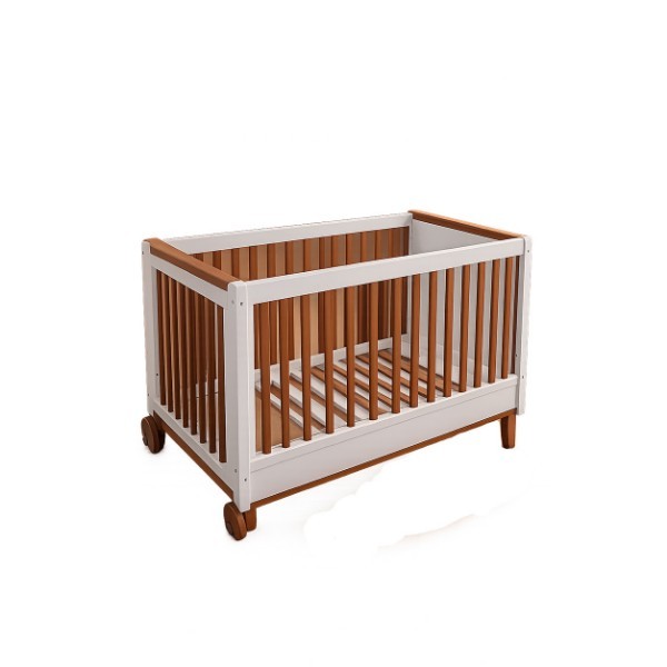 BABY BED A-B-C WHITE SOFT - ECO WOOD FUN