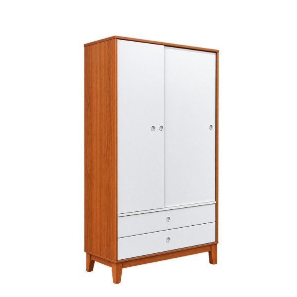 WARDROPE 3 DOOR A-B-C-D FREIJO-WHITE SOFT-ECO WOOD