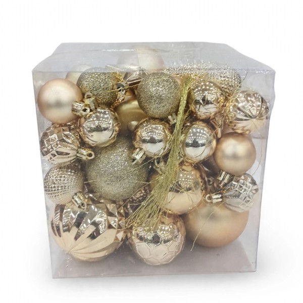 DECOR BALL 45PCS ASS