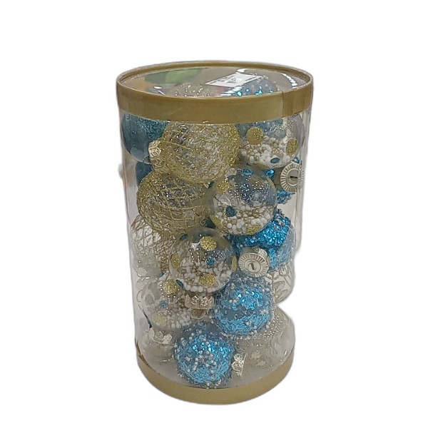 DECOR BALL 25PCS ASS