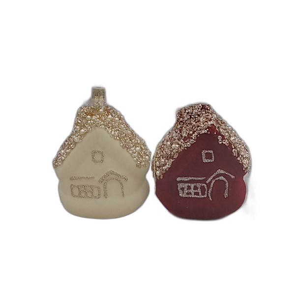 DECOR HOUSE HANGING 2PCS 11CM