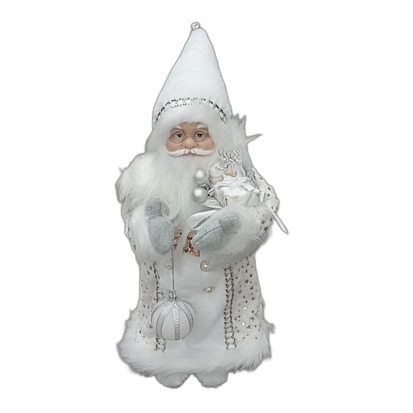 SANTA CLAUS 30CM WHITE