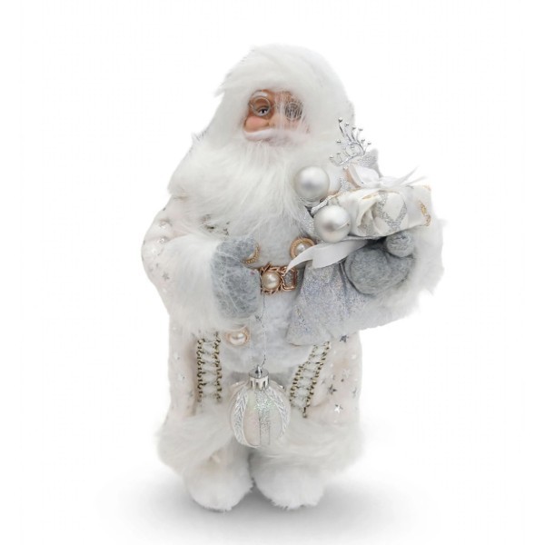 SANTA CLAUS 30CM WHITE