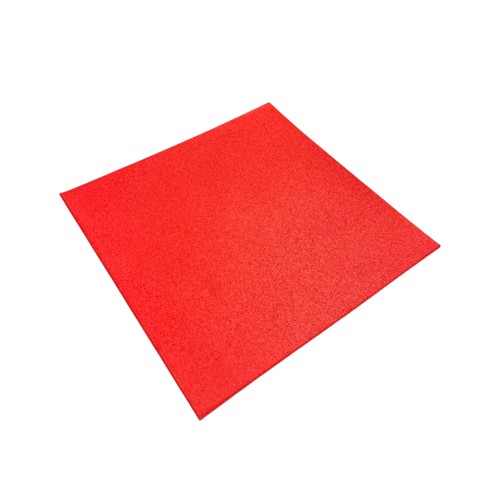GYM RUBBER MAT 50X50CM RED 2641-2