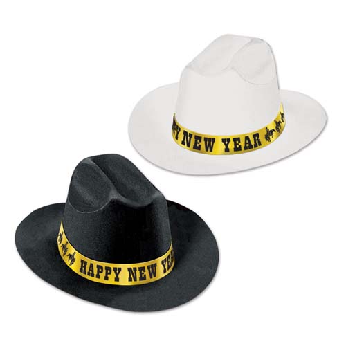 PARTY HAT HAPPY NEW YEAR COWYBOY 2