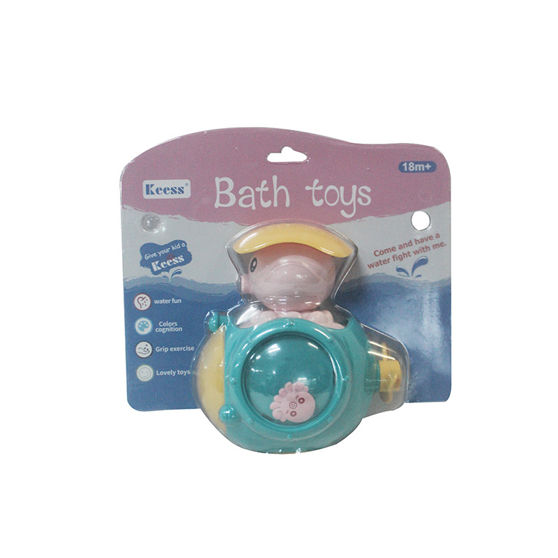 BATH TOY SUBMARINE W-OCTOPUS 913