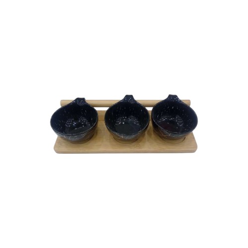 SERVING BOWL JA7495-H28 BAMBOO TRAY