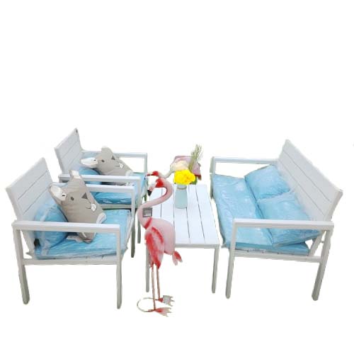 1TABLE 2CHAIR TWO SEATER SF4002-WHITE.