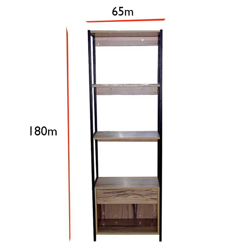 DECO SHELVE WOODEN 8955 A+B+C 640X450X1800