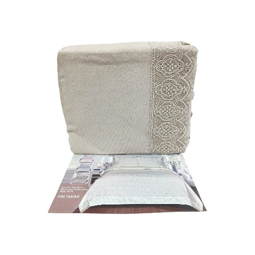 COMFORTER MICRO 6PCS SET BROWN AY025