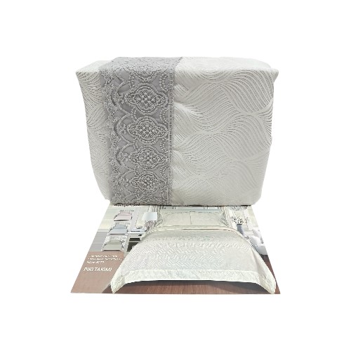 COMFORTER MICRO 6PCS SET GREY AY025