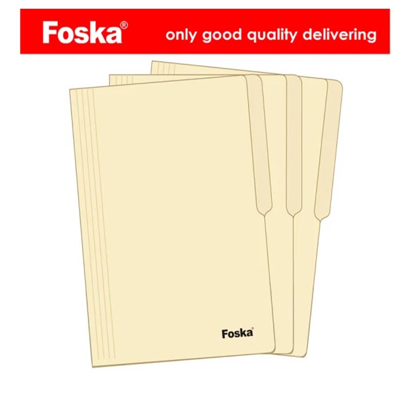 FOSKA MANILA PAPER 20PCS RED PC5004