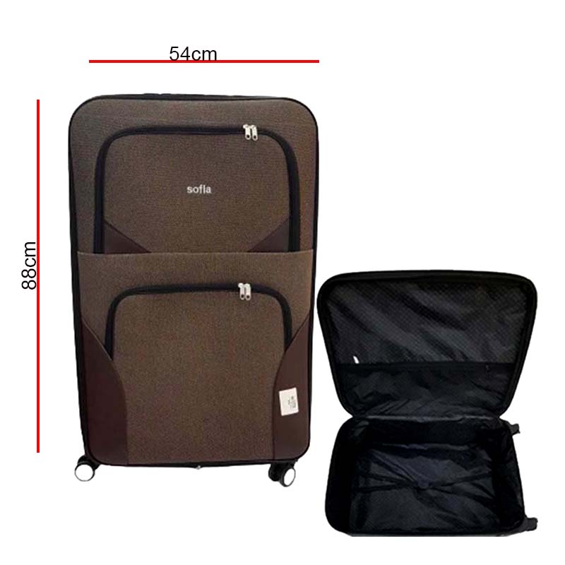 SUITCASE 82CM BEIGE X-BIG