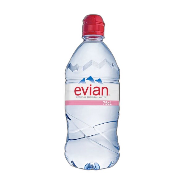 EVIAN SPORT NATURAL MINAREL WATER 750ML
