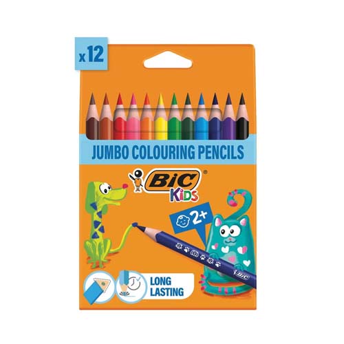 BIC COLOUR PENCIL EVOLUTIONS STRIPES 12PCS