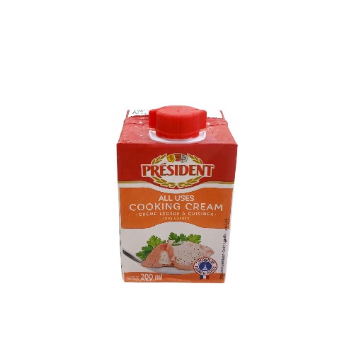 PRESIDENT COOKING CREAM 18% 200ML